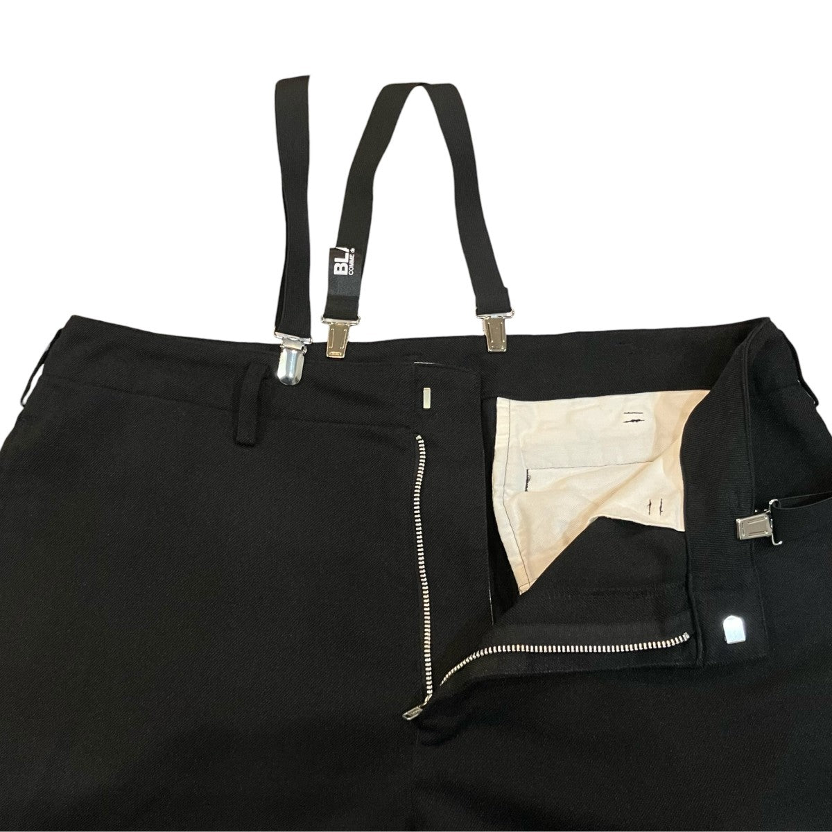 BLACK COMME des GARCONS 「AD2025」クロップドサロペットパンツ1Q P002 古着・中古-4枚目のアイテム画像