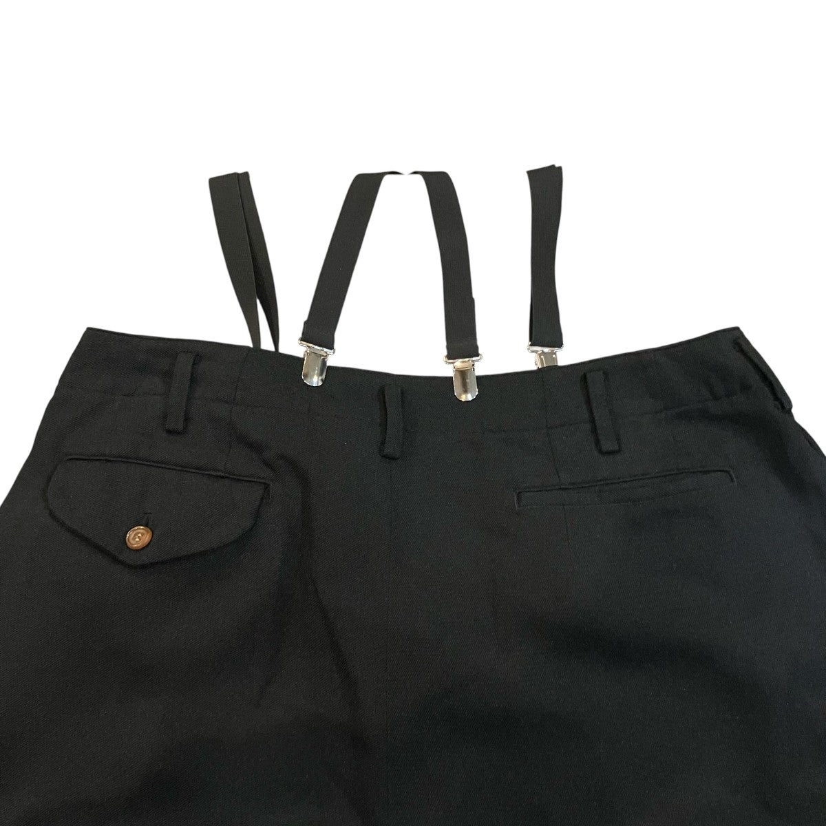 BLACK COMME des GARCONS 「AD2025」クロップドサロペットパンツ1Q P002 古着・中古-5枚目のアイテム画像