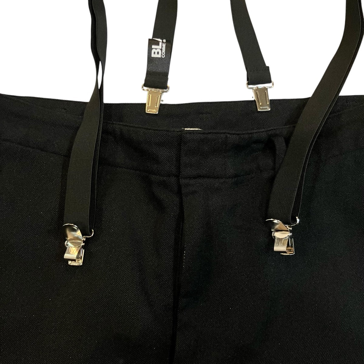 BLACK COMME des GARCONS 「AD2025」クロップドサロペットパンツ1Q P002 古着・中古-8枚目のアイテム画像