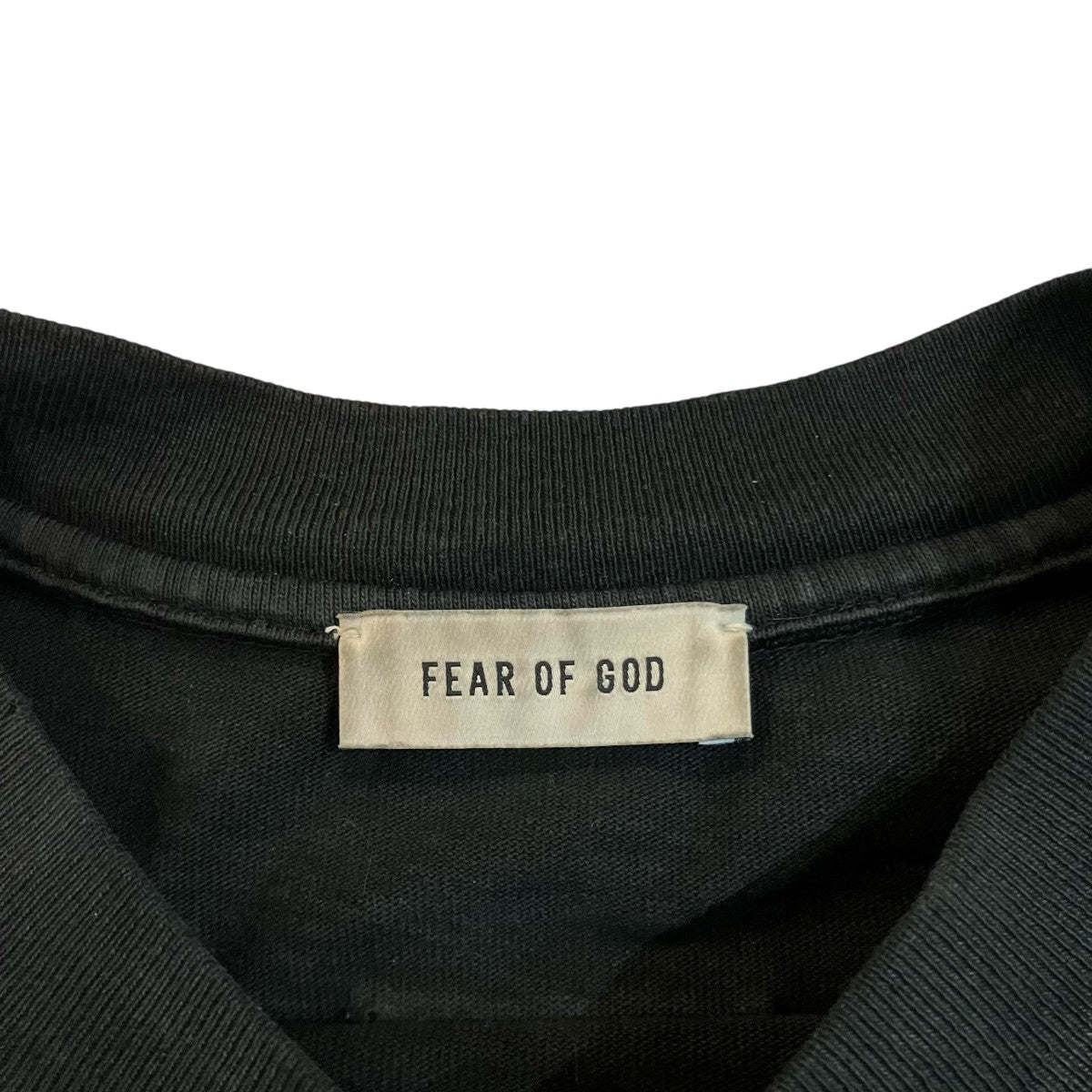 FEAR OF GOD(フィアオブゴッド) ヴィンテージ加工Tシャツ ブラック