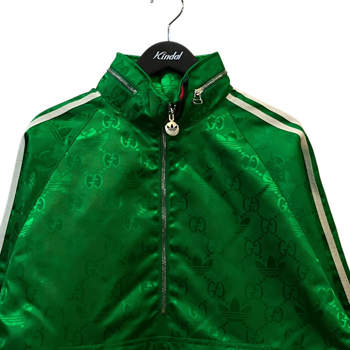 GUCCI×adidas originals マクロGGプルオーバージャケット696651 古着・中古-3枚目のアイテム画像