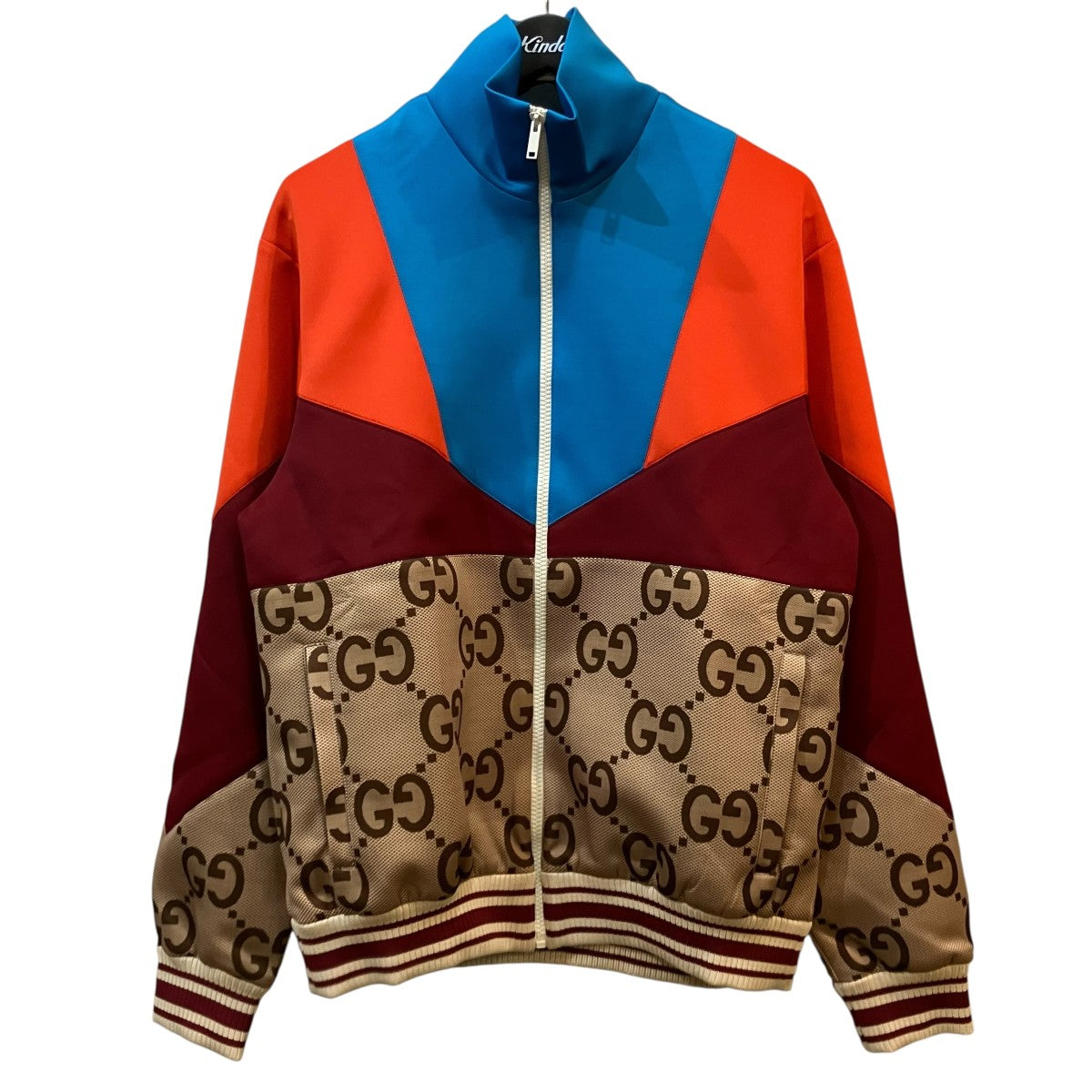 GUCCI ジャンボGGネオプレンジップジャケット693022 古着・中古-1枚目のアイテム画像