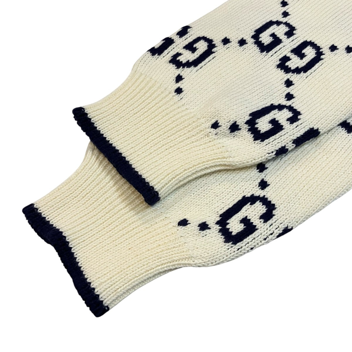 GUCCI GGジャガードクルーネックニット694767 古着・中古-4枚目のアイテム画像