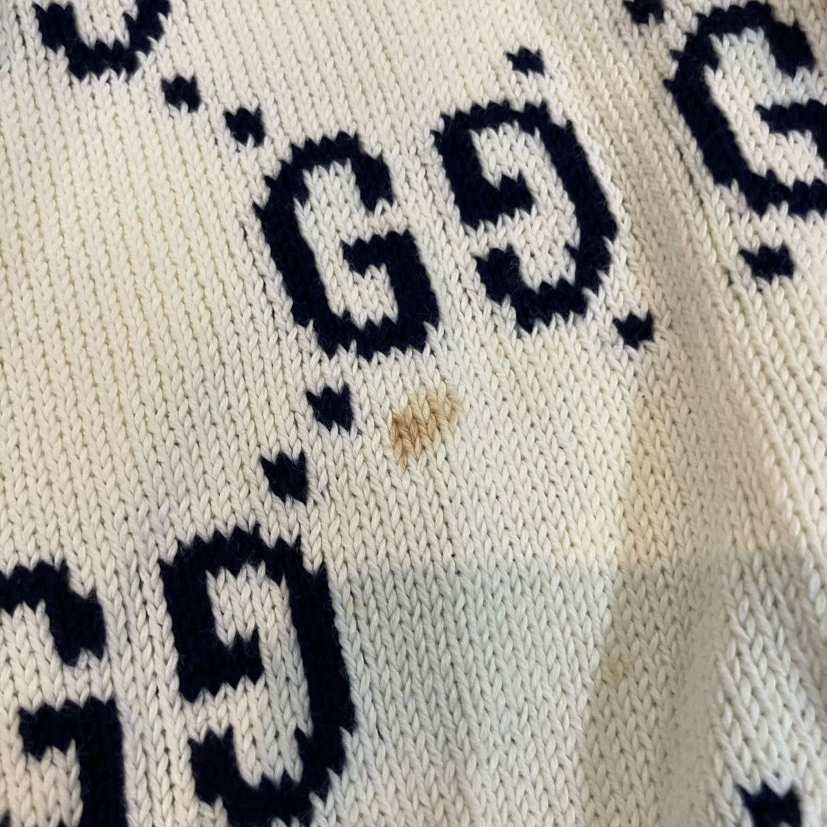 GUCCI GGジャガードクルーネックニット694767 古着・中古-9枚目のアイテム画像