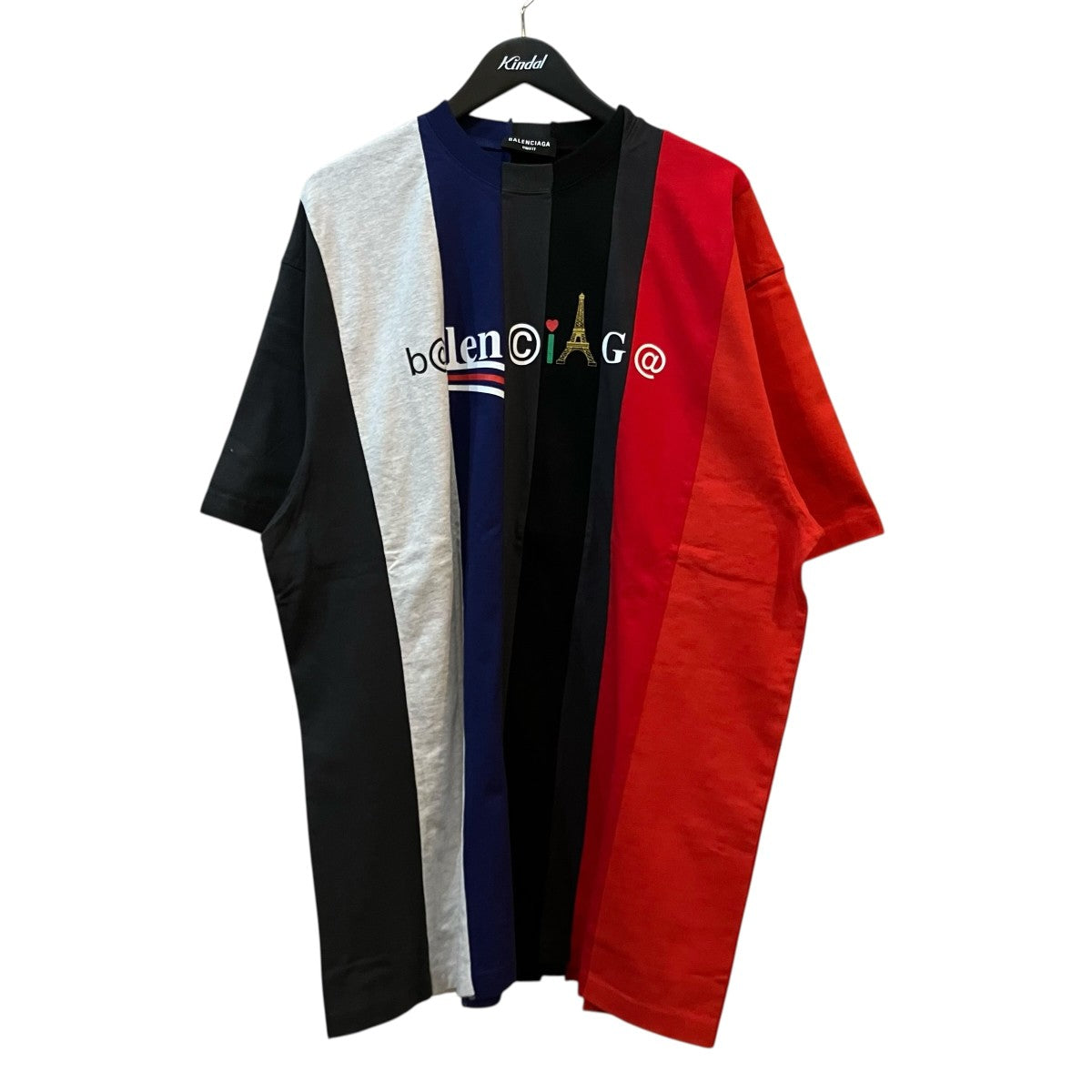 BALENCIAGA 「青山限定」再構築プリントTシャツ661591 古着・中古-1枚目のアイテム画像
