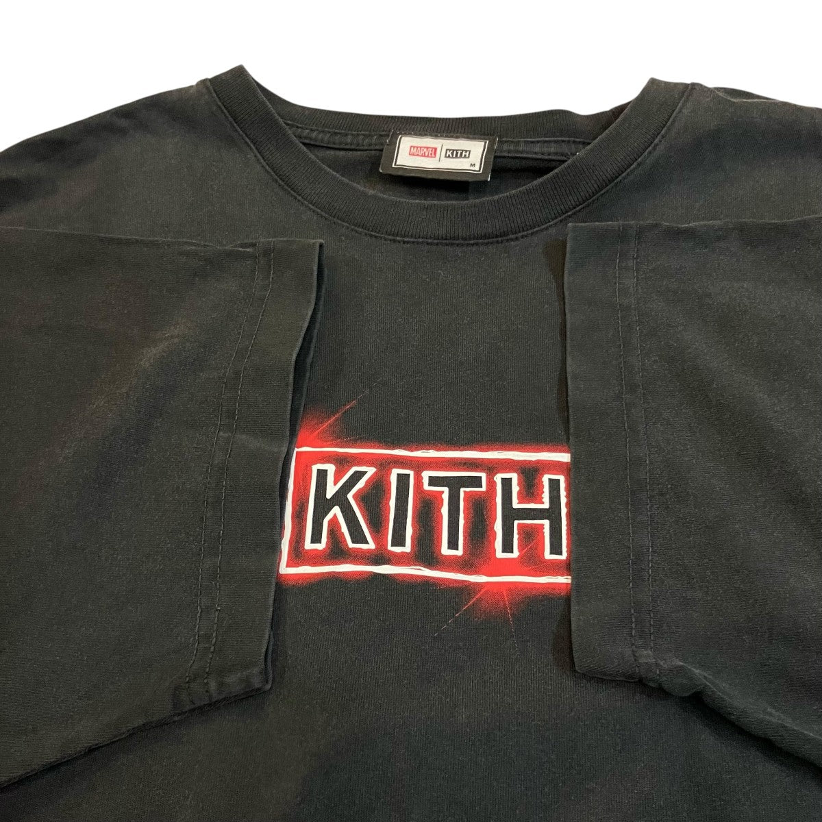 KITH×X-Men Cyclops Vintage Tee ヴィンテージ加工プリントTシャツ 古着・中古-4枚目のアイテム画像