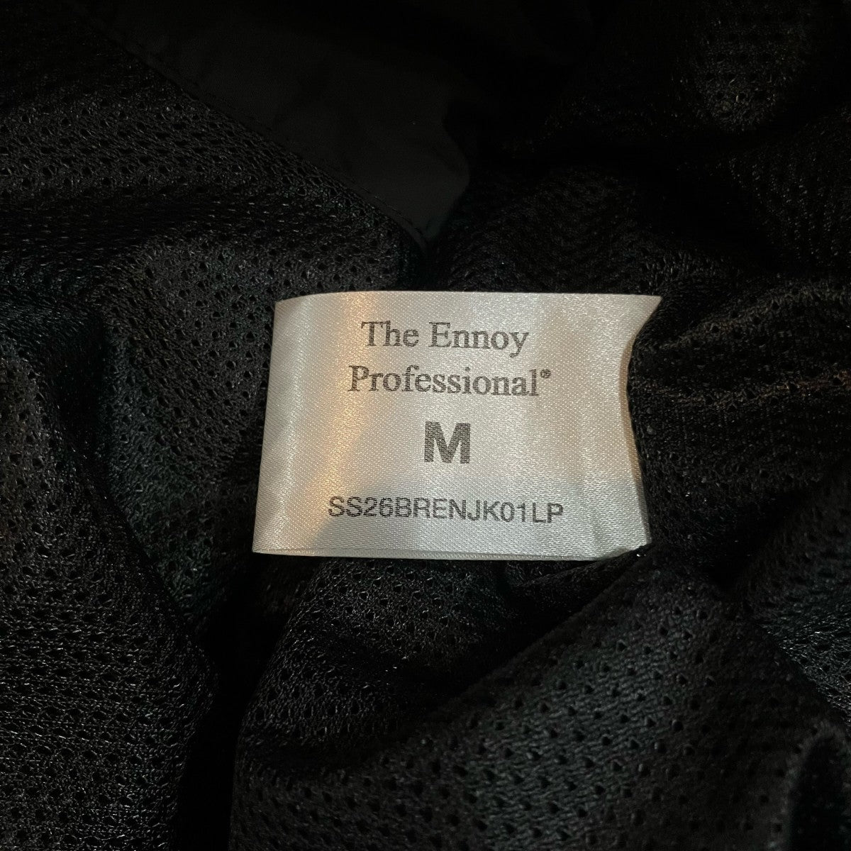 THE ENNOY PROFESSIONAL 「PIPING NYLON TRACK SUIT」ナイロンジャケットSS26BRENJK01LP 古着・中古-6枚目のアイテム画像