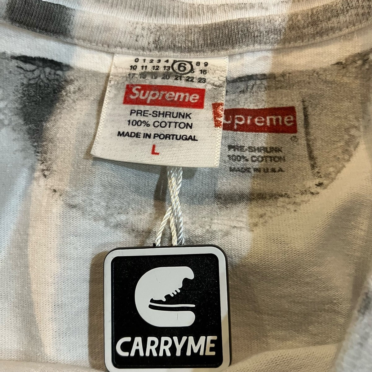 Supreme×MM6 Maison Margiela BOX LOGO Tee コラボレーションボックスロゴTシャツ 古着・中古-5枚目のアイテム画像