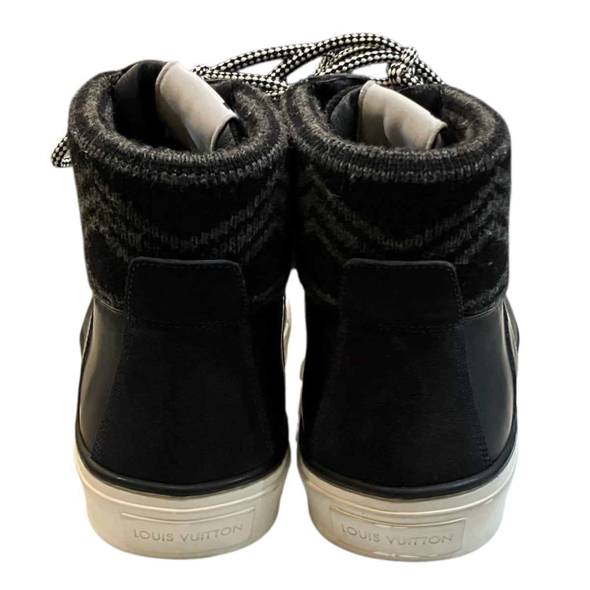 LOUIS VUITTON レザーニットハイカットスニーカーVA0132 古着・中古-4枚目のアイテム画像