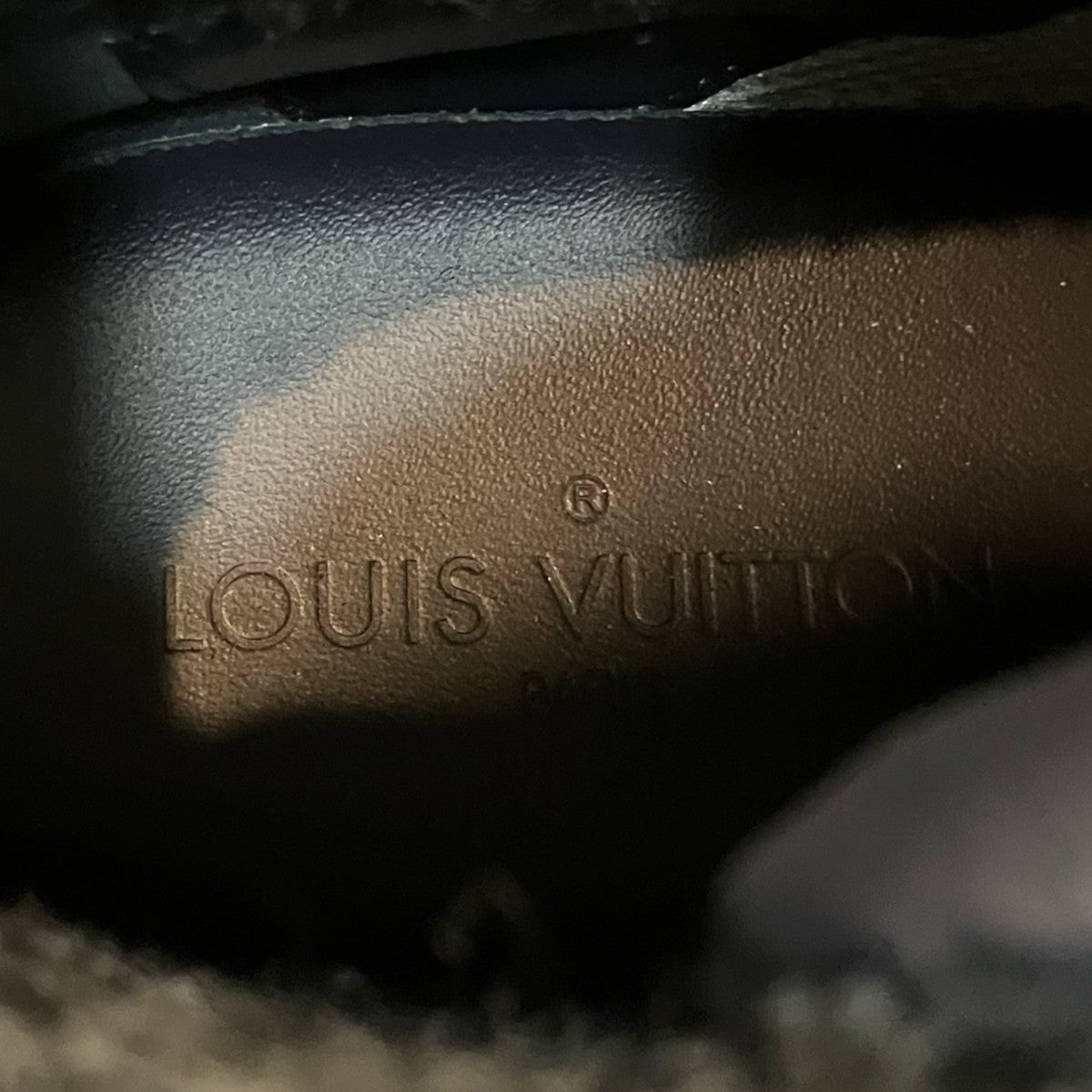 LOUIS VUITTON レザーニットハイカットスニーカーVA0132 古着・中古-7枚目のアイテム画像
