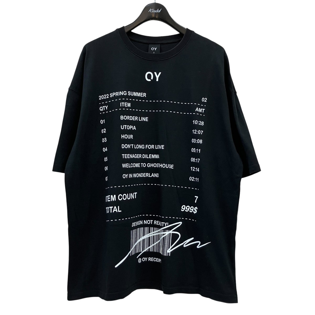 OY ロゴプリントTシャツ 古着・中古-1枚目のアイテム画像