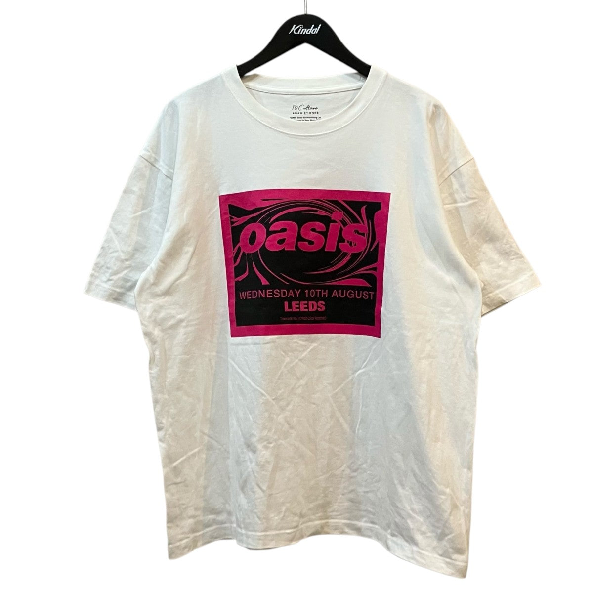 Adam et Rope オアシスツアープリントTシャツ 古着・中古-1枚目のアイテム画像