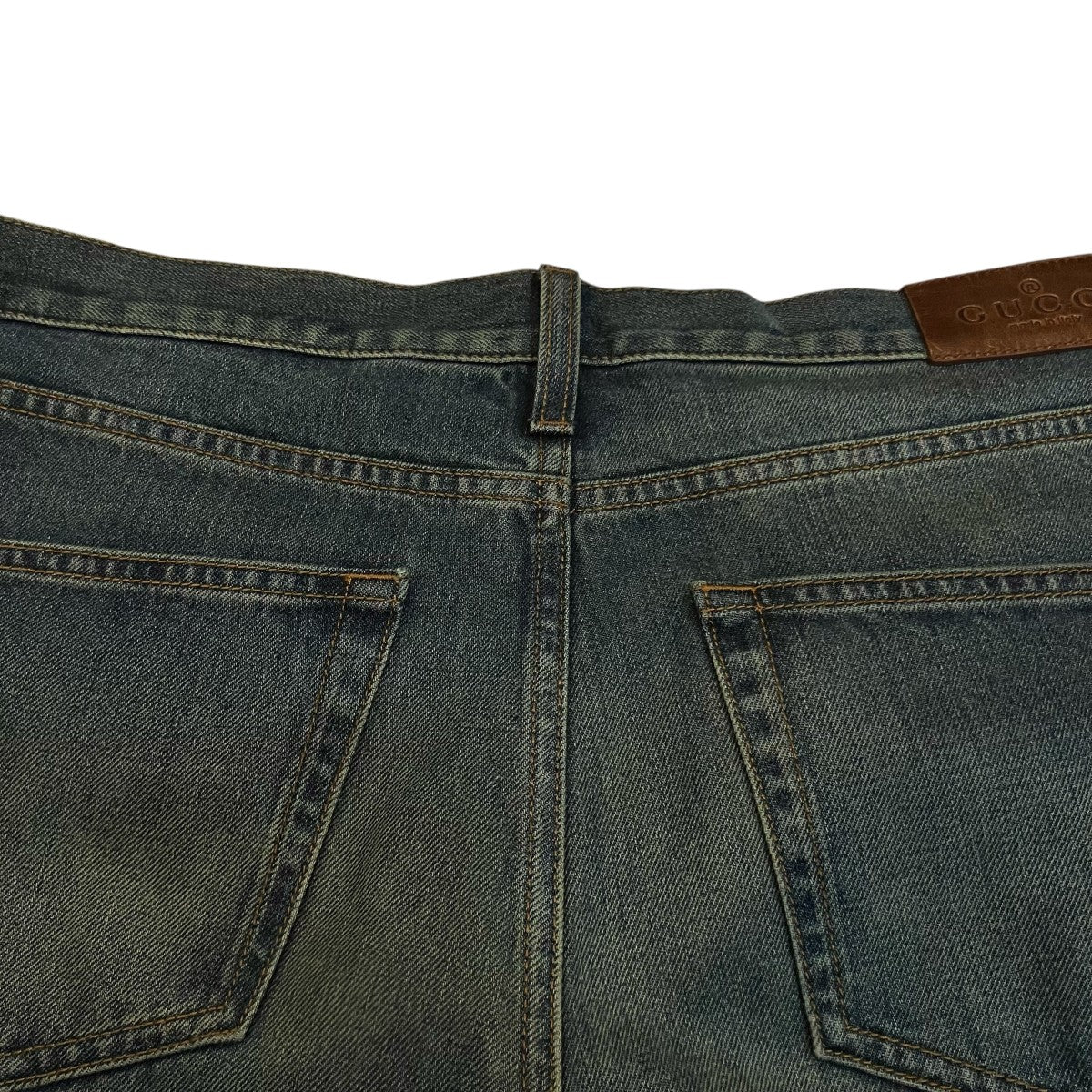 GUCCI 26SSデムナ期ホースビットデニムパンツ860844 XDDF0 古着・中古-4枚目のアイテム画像