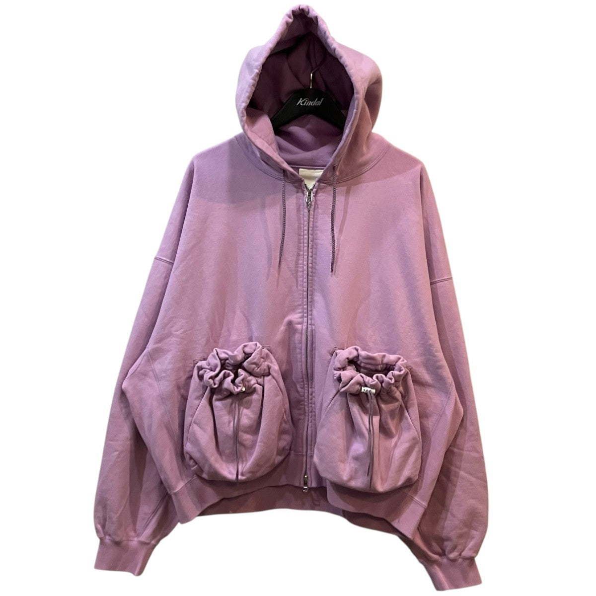 refomed KINCHAKU ZIPUP HOODIE ジップパーカー 古着・中古-1枚目のアイテム画像