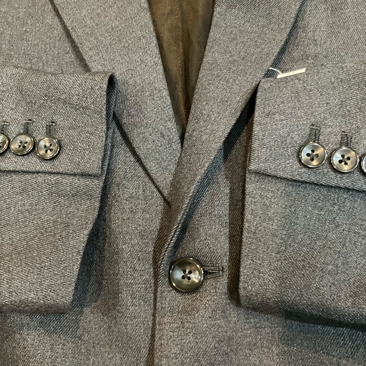 WTAPS ACADEMY JACKET WOPL．SERGE ウールサージテーラードジャケット 古着・中古-4枚目のアイテム画像