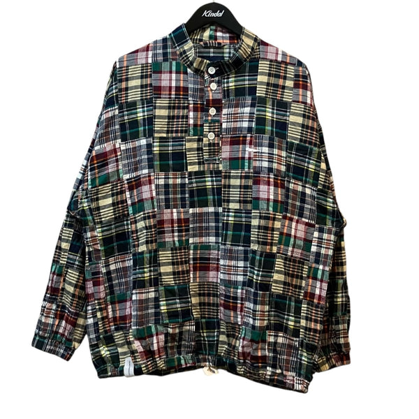 DESCENDANT(ディセンダント) TETTY PULLOVER PATCHWORK LS SHIRT