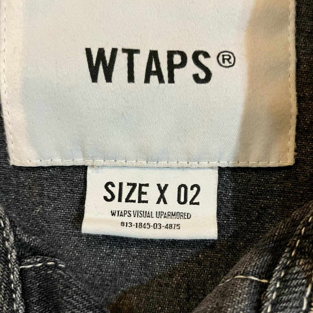 WTAPS ALLMAN LS COTTON． DENIM デニムシャツ 古着・中古-8枚目のアイテム画像