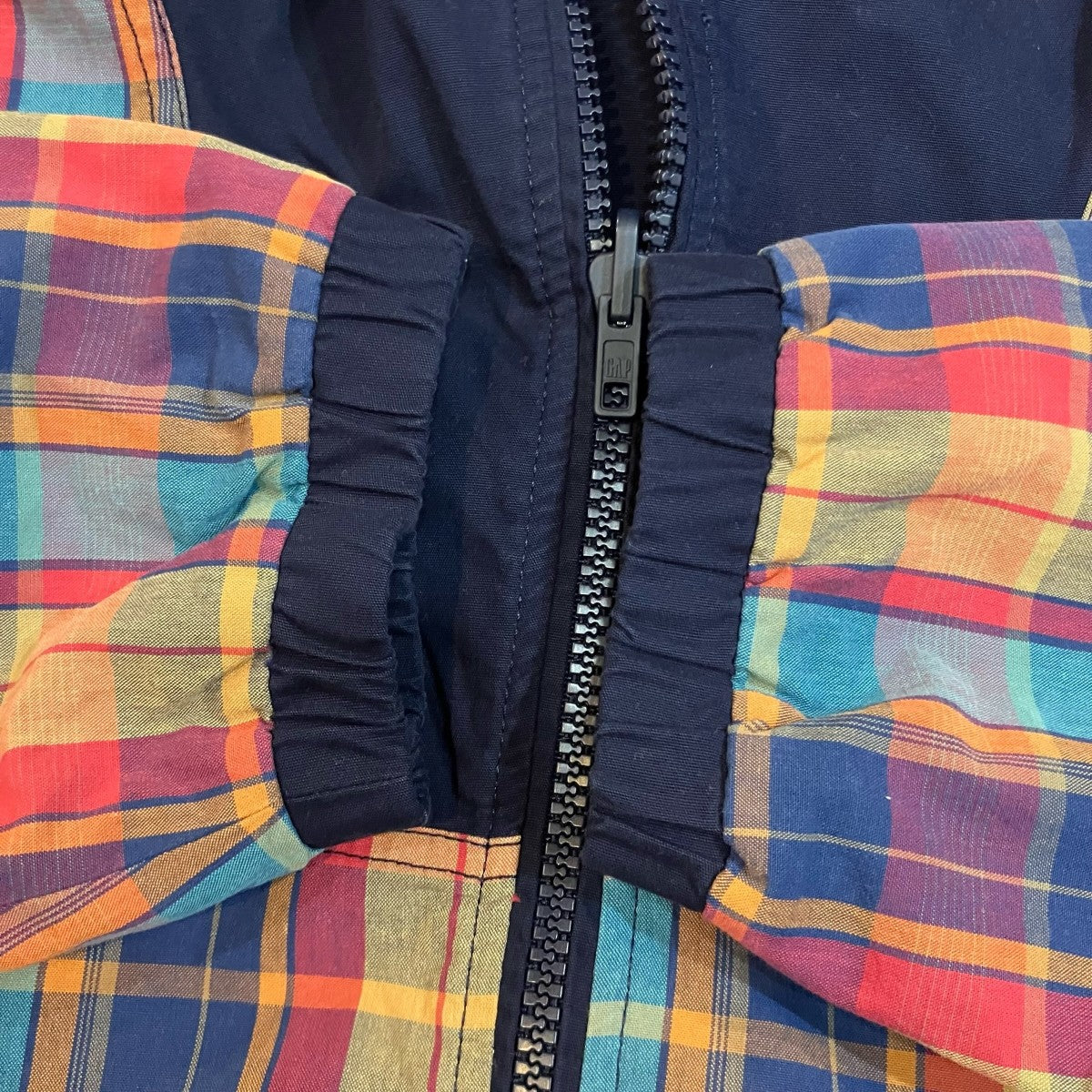 GAP×AWAKE リバーシブルチェックジャケット 古着・中古-4枚目のアイテム画像