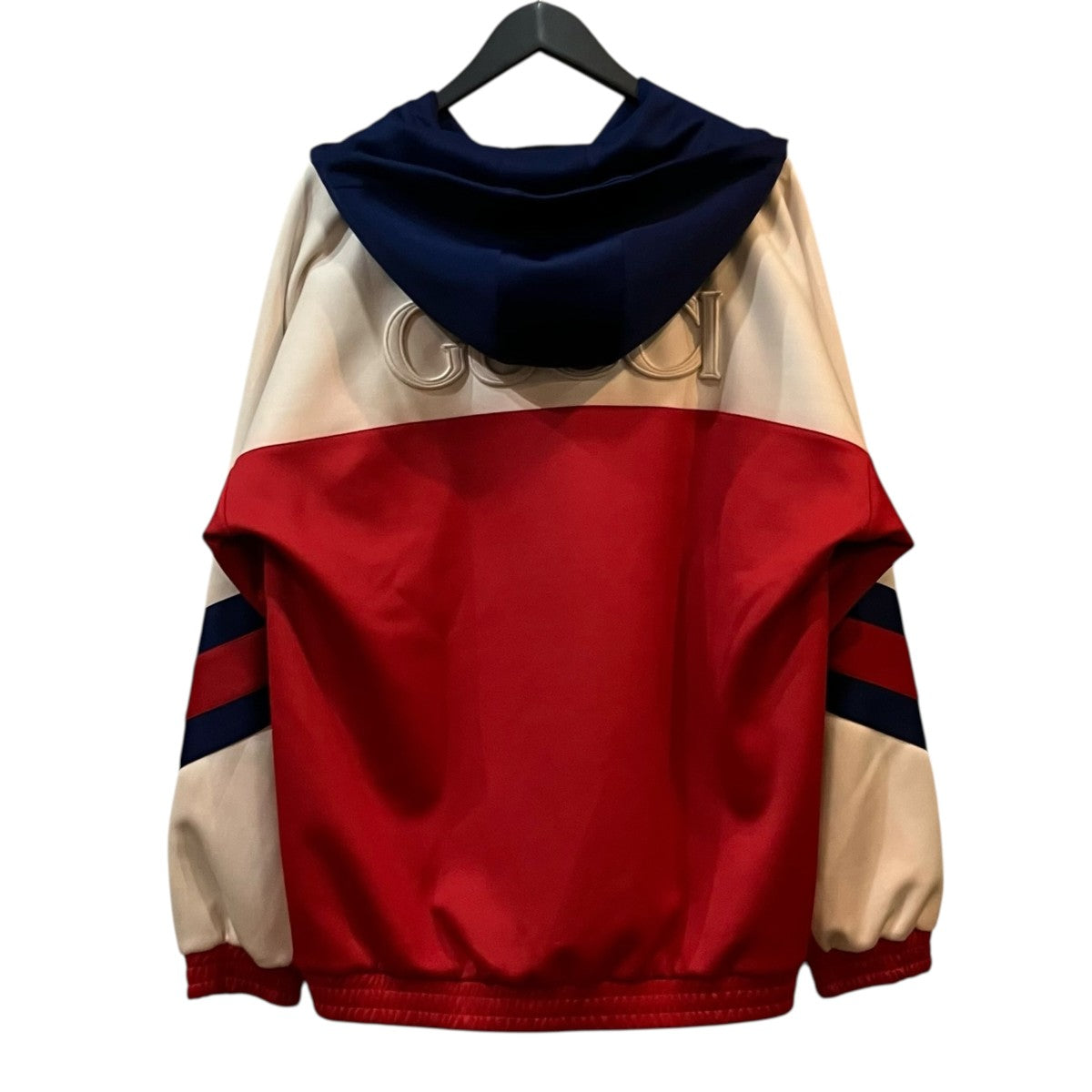 GUCCI バックロゴハーフジップパーカー 古着・中古-2枚目のアイテム画像