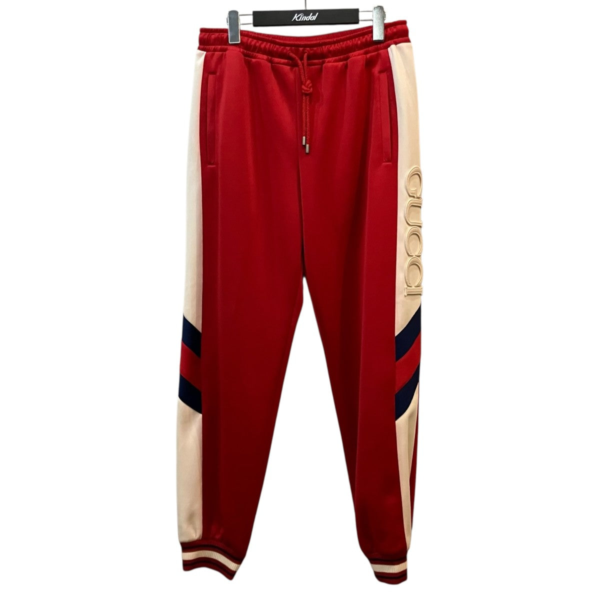 GUCCI Neoprene Track Webbed Pant サイドロゴトラックパンツ 古着・中古-1枚目のアイテム画像