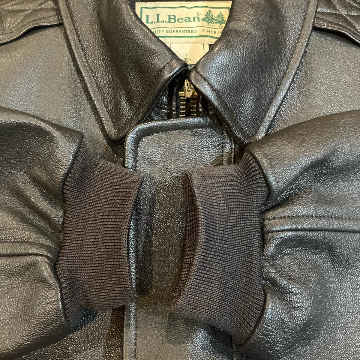 L．L．Bean レザージャケット 古着・中古-4枚目のアイテム画像
