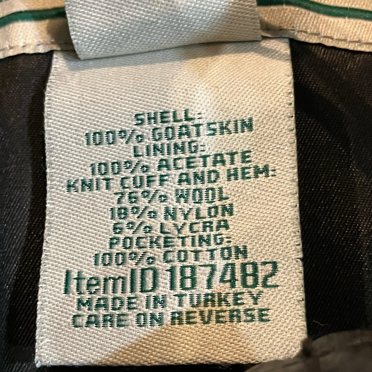 L．L．Bean レザージャケット 古着・中古-6枚目のアイテム画像