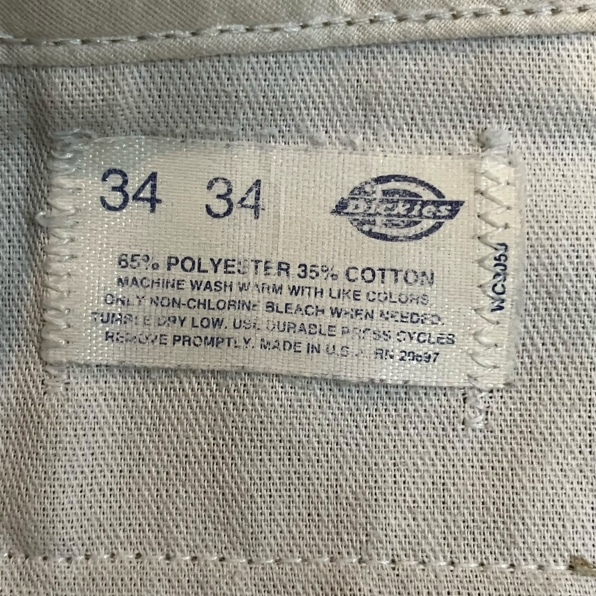 Dickies チノワークパンツ 古着・中古-6枚目のアイテム画像