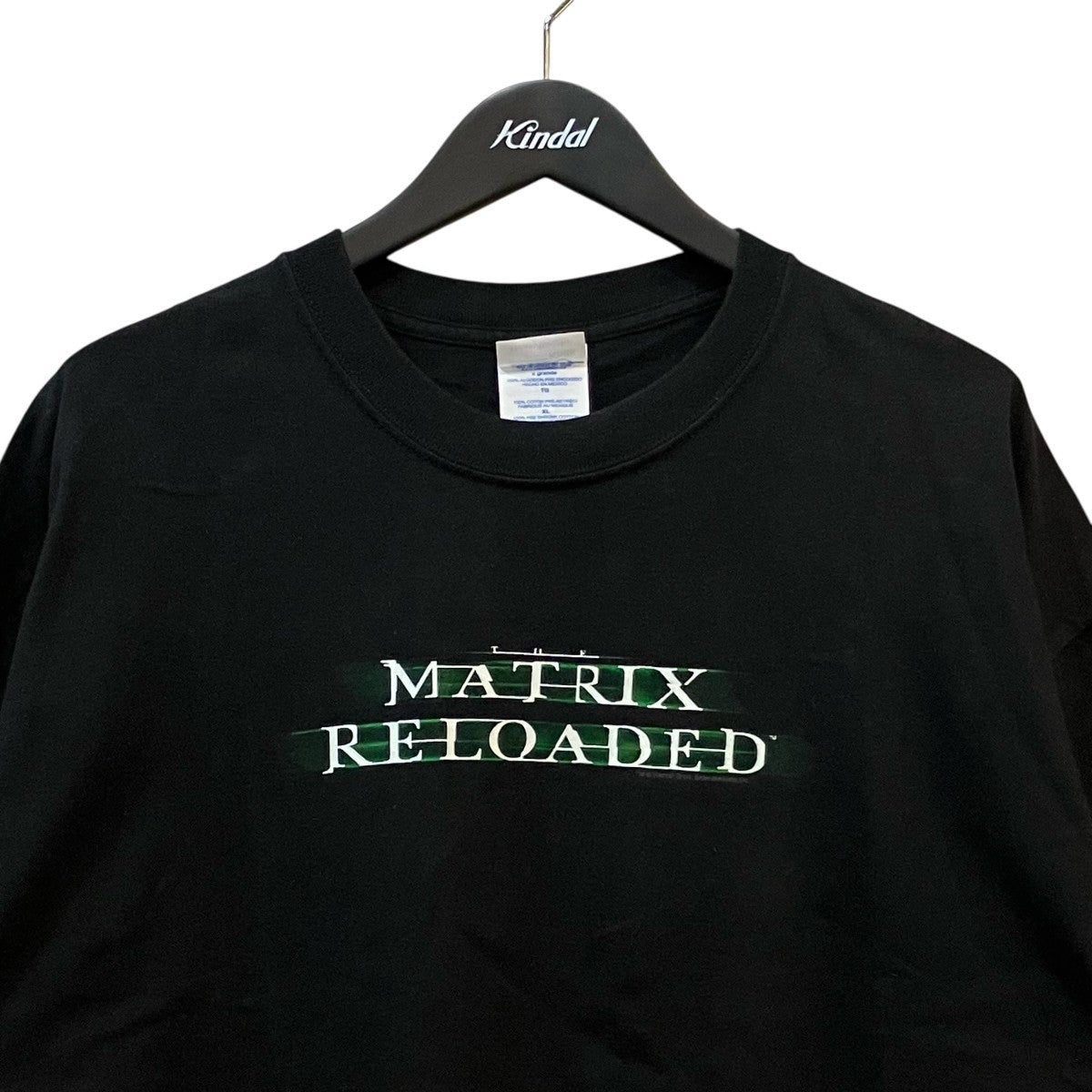 NO BRAND マトリックスプリントTシャツ 古着・中古-3枚目のアイテム画像