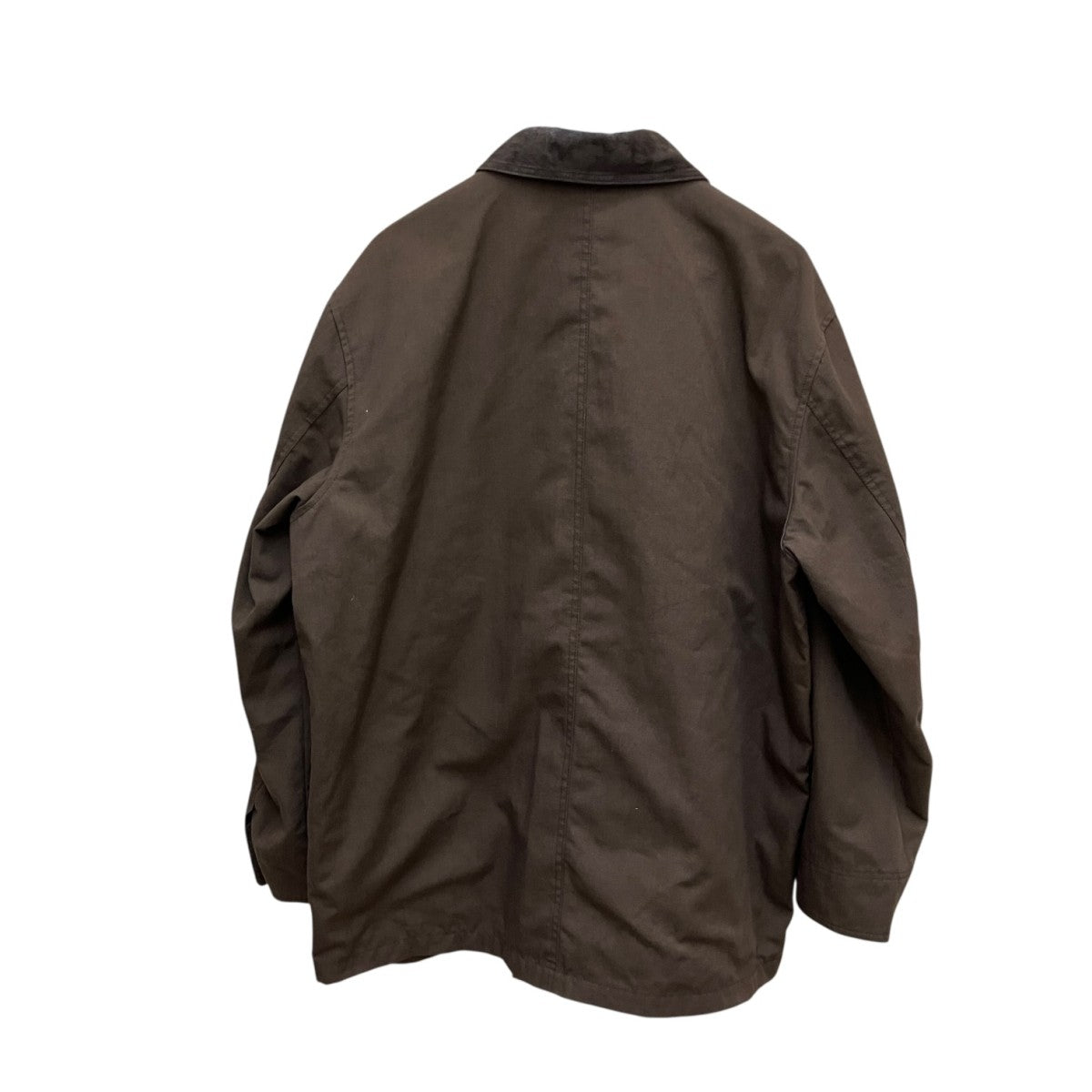 Eddie Bauer(エディーバウアー) レザー襟切替ジャケット ブラウン