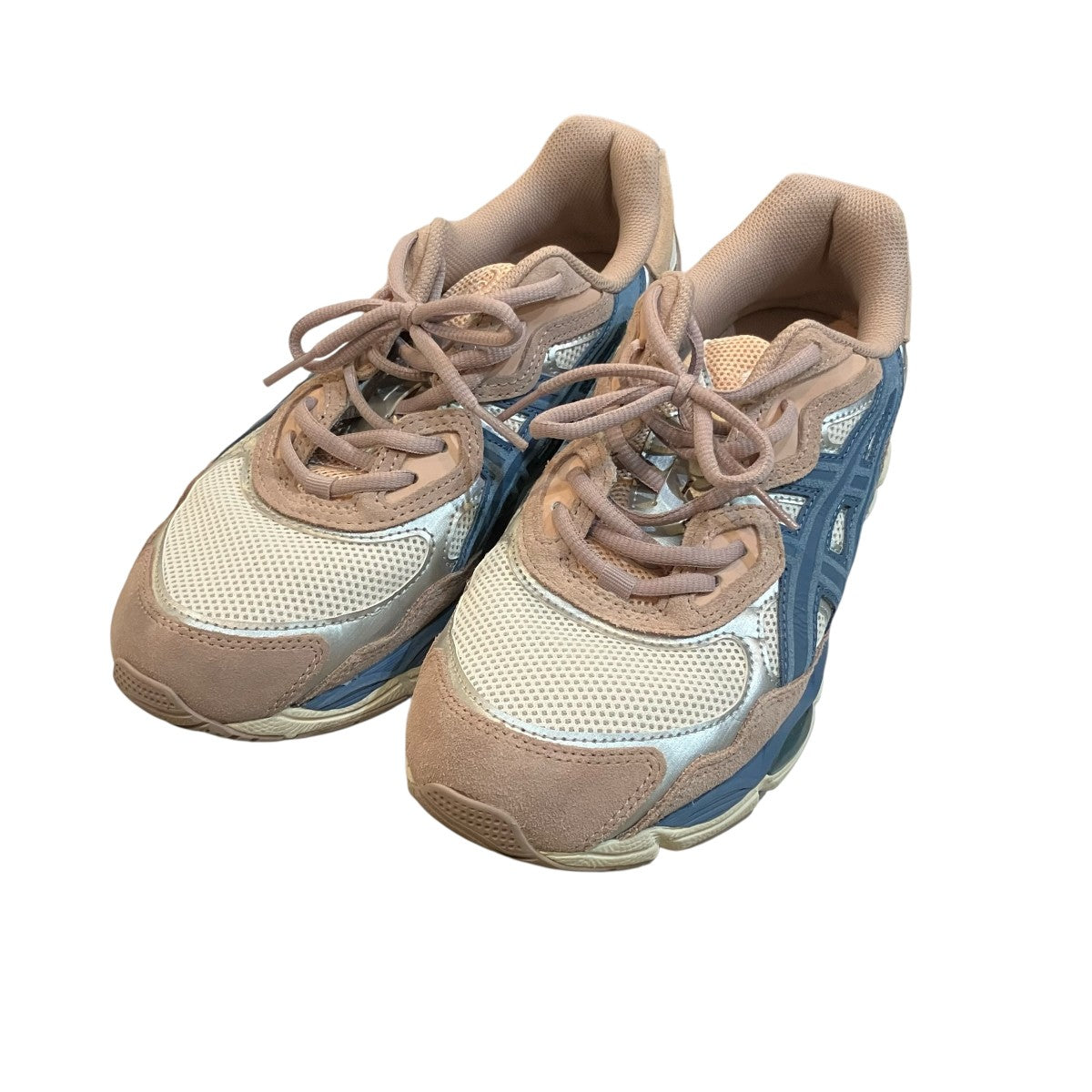 asics GEL-NYC CREAM GREY FLOSS-I ゲルエヌワイシー スニーカー 古着・中古-1枚目のアイテム画像