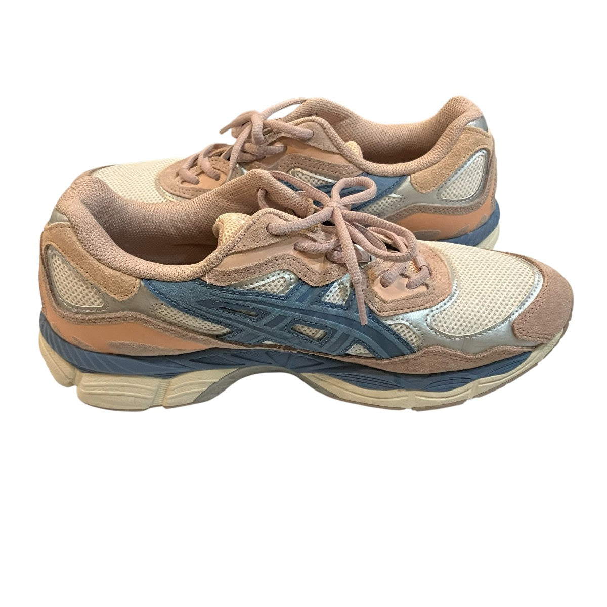asics GEL-NYC CREAM GREY FLOSS-I ゲルエヌワイシー スニーカー 古着・中古-3枚目のアイテム画像