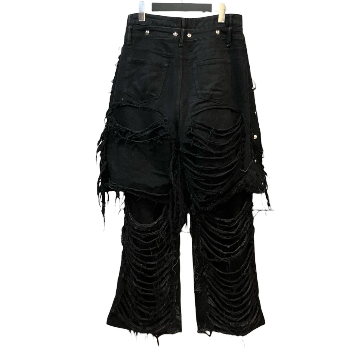MM：OPTION デストロイデニムパンツ 古着・中古-2枚目のアイテム画像