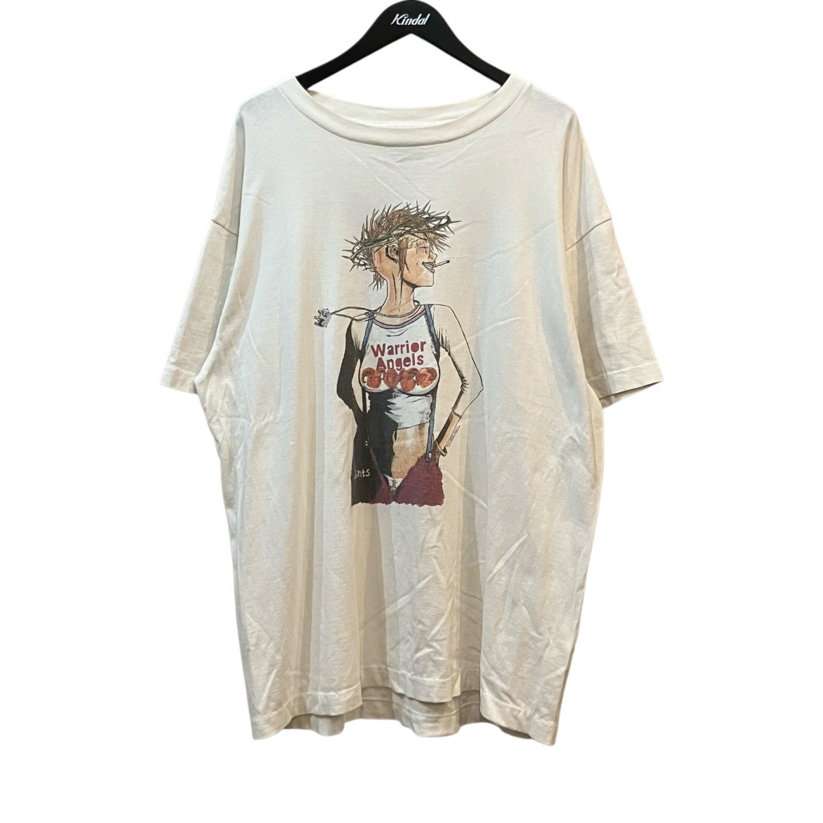 SAINT MICHAEL PUNK GIRL パンクガールプリントＴシャツ 古着・中古-1枚目のアイテム画像