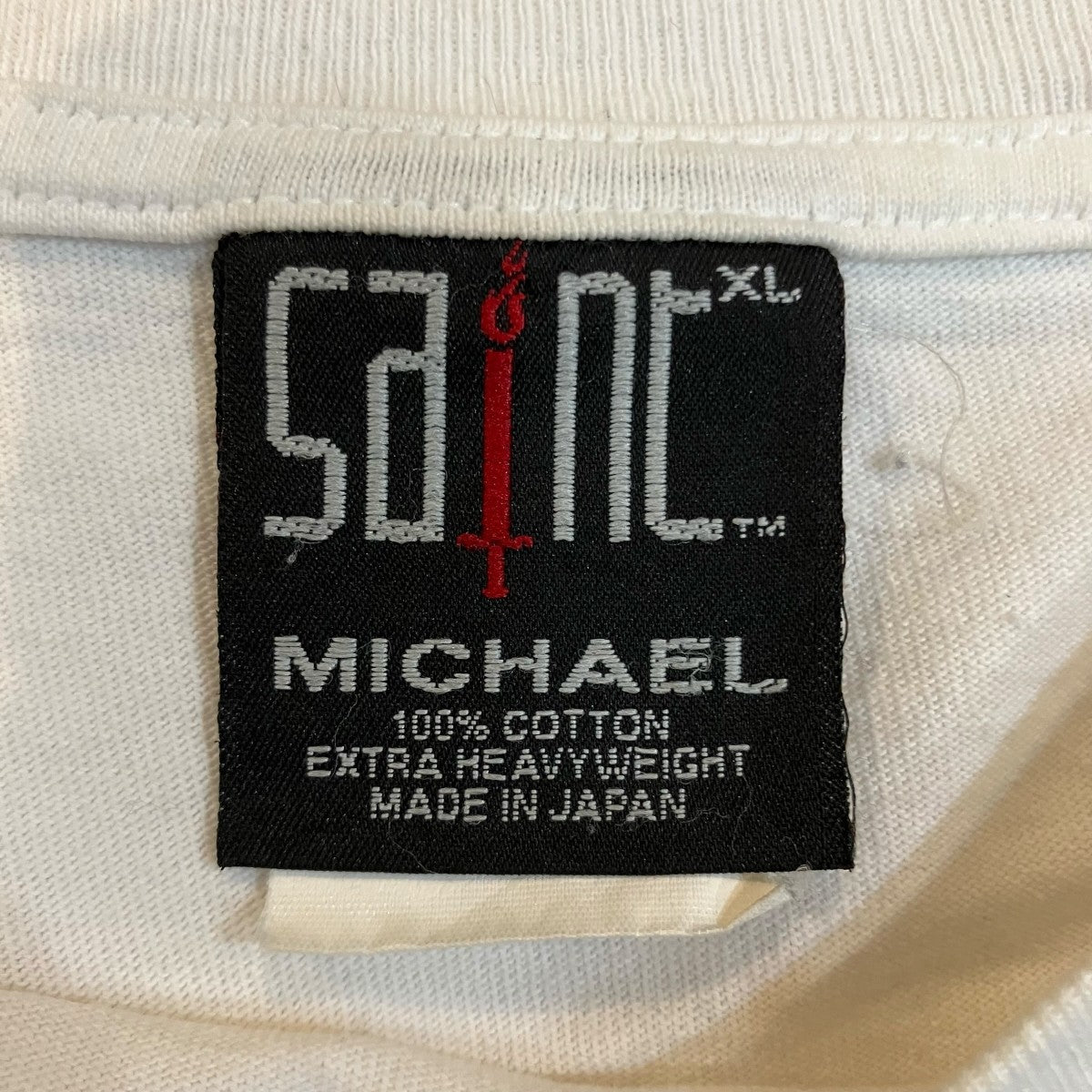 SAINT MICHAEL PUNK GIRL パンクガールプリントＴシャツ 古着・中古-7枚目のアイテム画像