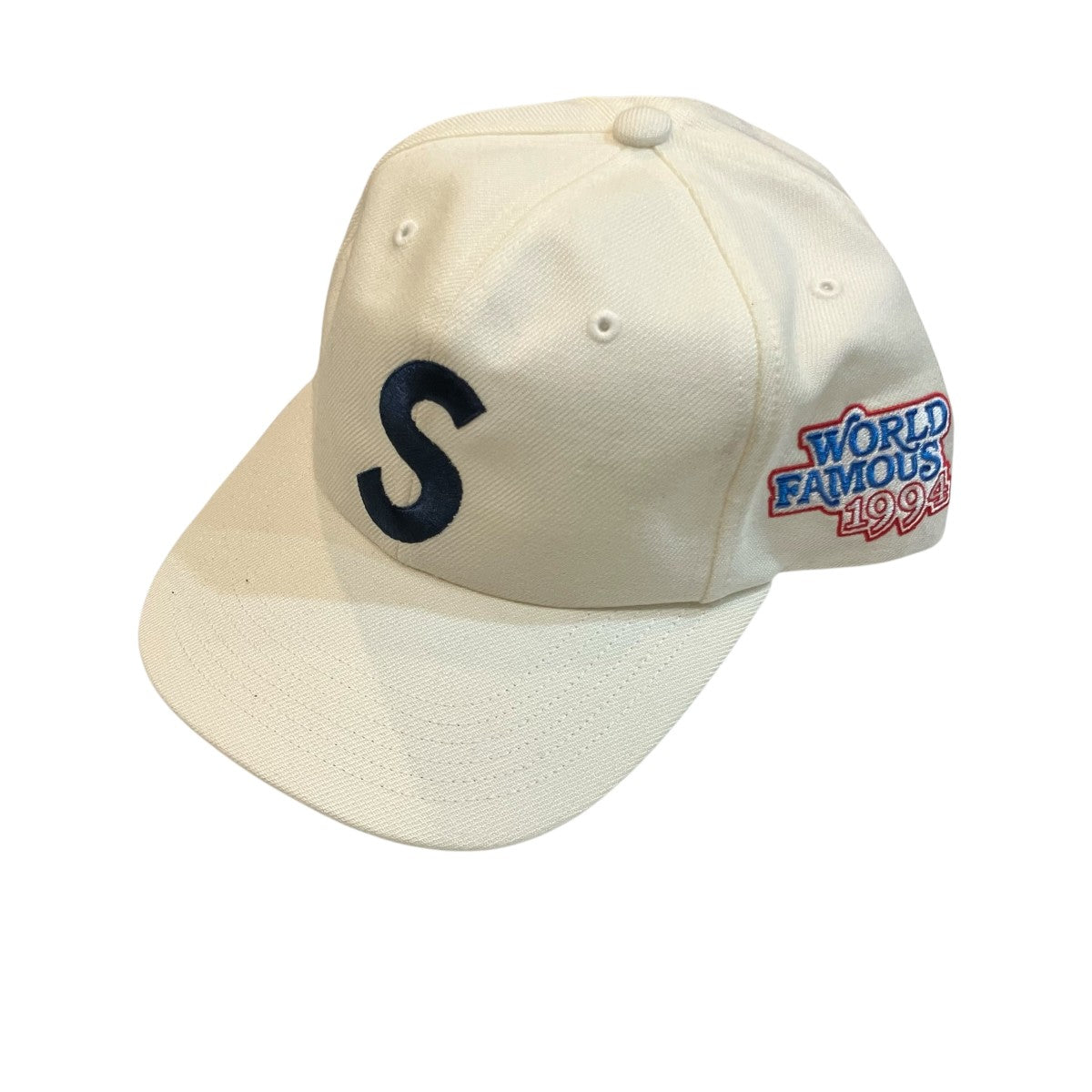 Supreme WORLD FAMOUS S LOGO 6-PANEL キャップ 古着・中古-1枚目のアイテム画像