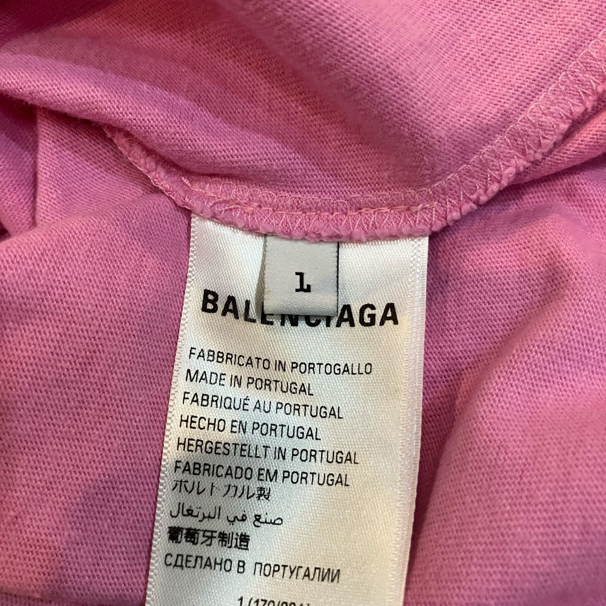 BALENCIAGA メタルロゴ長袖Tシャツ699191 古着・中古-6枚目のアイテム画像