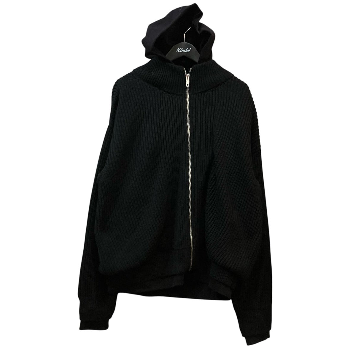 BALENCIAGA パーカードッキングジップアップニットジャケット 古着・中古-1枚目のアイテム画像