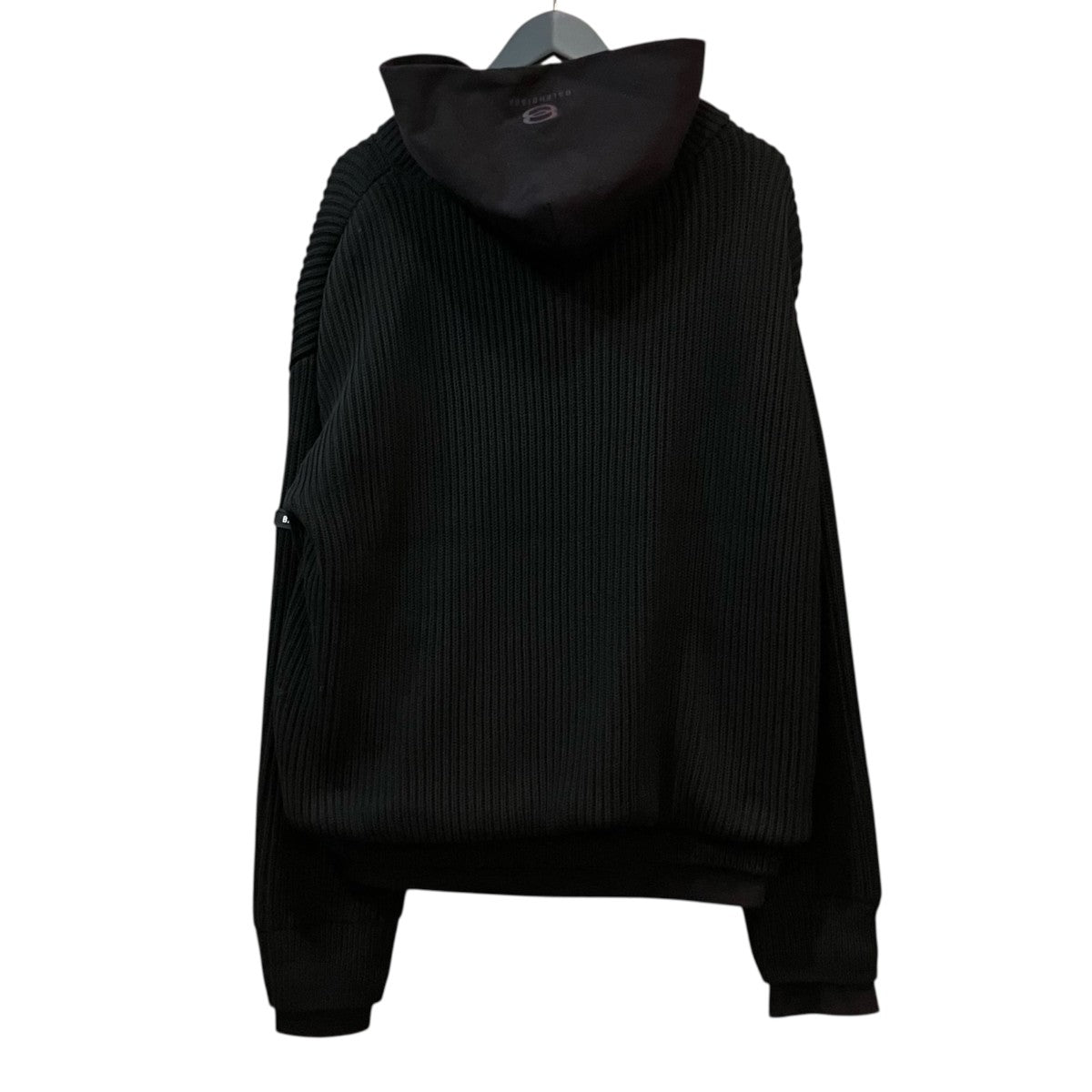 BALENCIAGA パーカードッキングジップアップニットジャケット 古着・中古-2枚目のアイテム画像