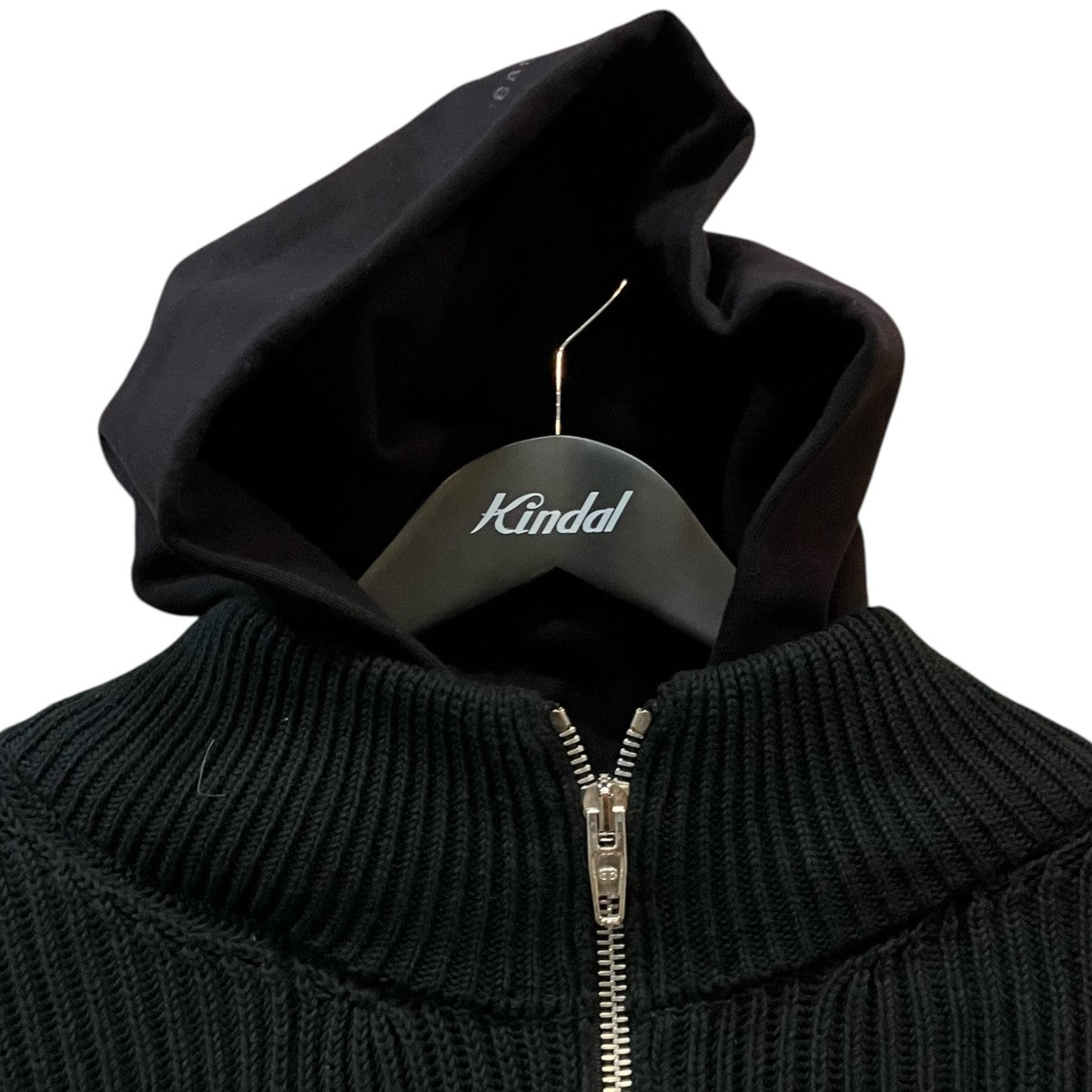 BALENCIAGA パーカードッキングジップアップニットジャケット 古着・中古-3枚目のアイテム画像