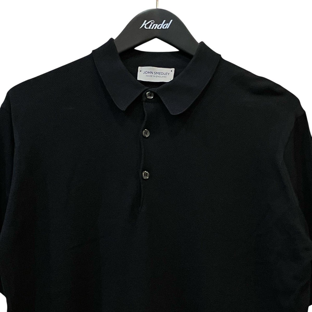 JOHN SMEDLEY(ジョンスメドレー) ポロシャツ ネイビー サイズ L