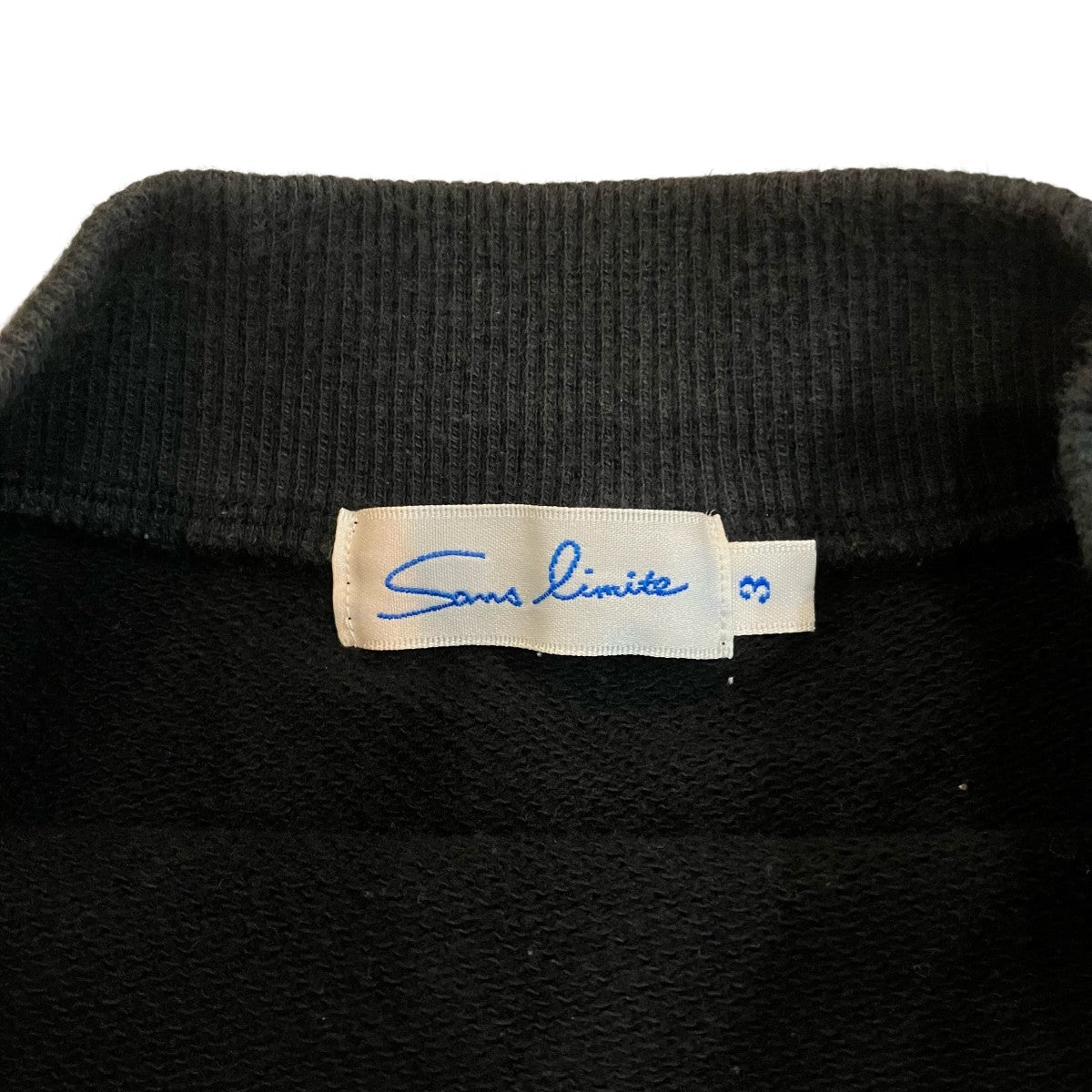 Sans limite 腹巻リブ モックネック スウェットW2302040 古着・中古-5枚目のアイテム画像
