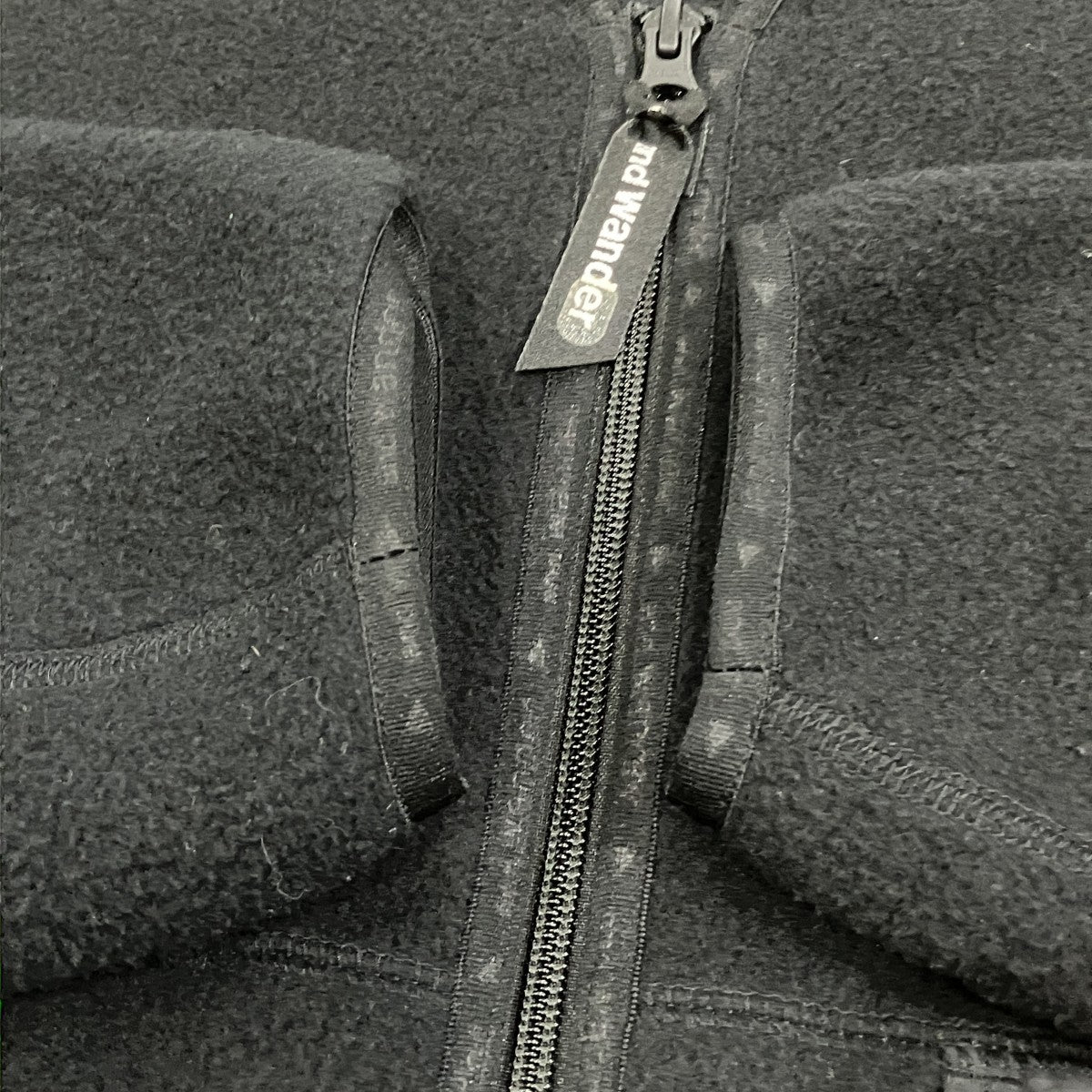 and wander wool fleece cardigan フリースジャケット 古着・中古-4枚目のアイテム画像