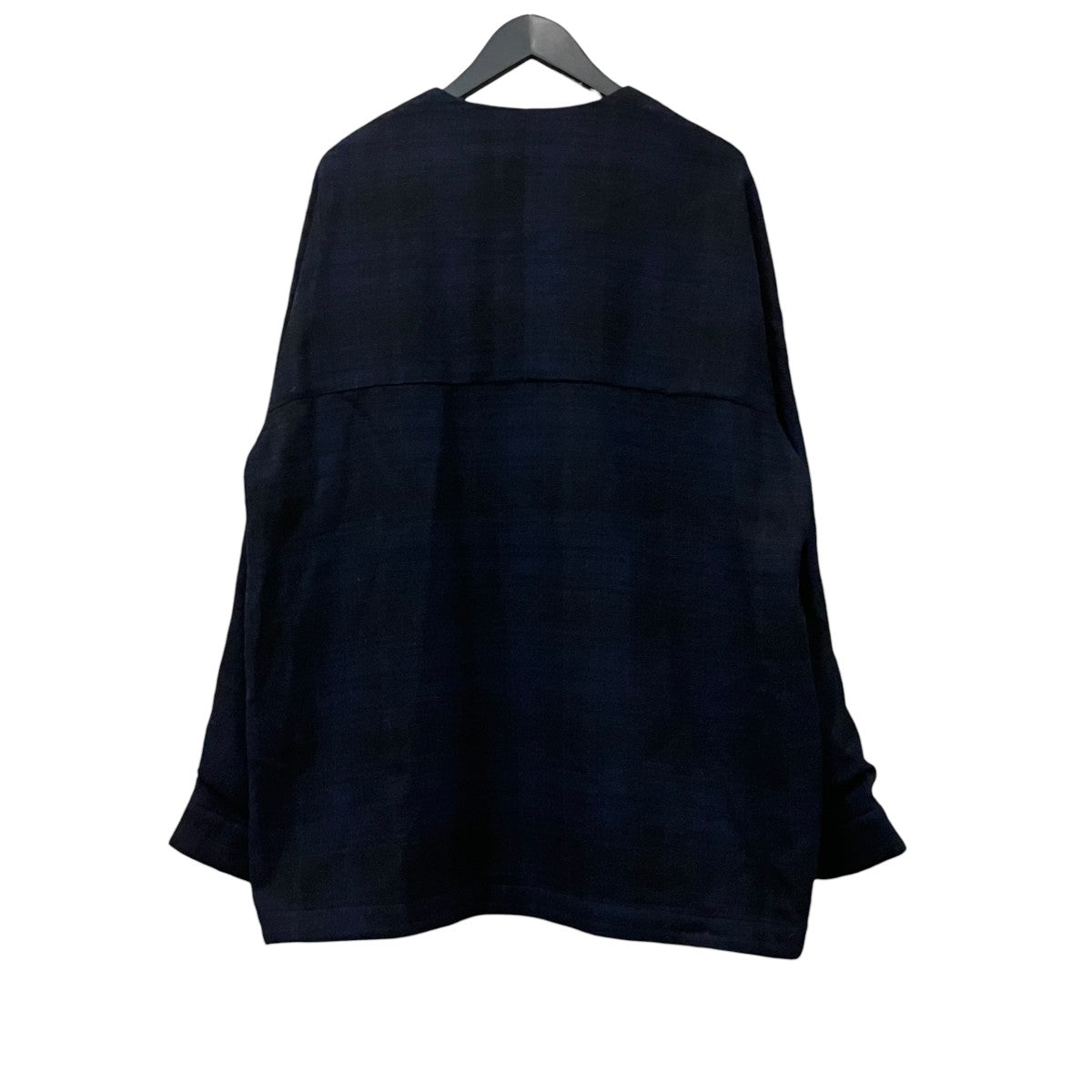 RAKINES Layer boucle Round collar jacket レイヤー ブークレーラウンドカラージャケット 古着・中古-2枚目のアイテム画像