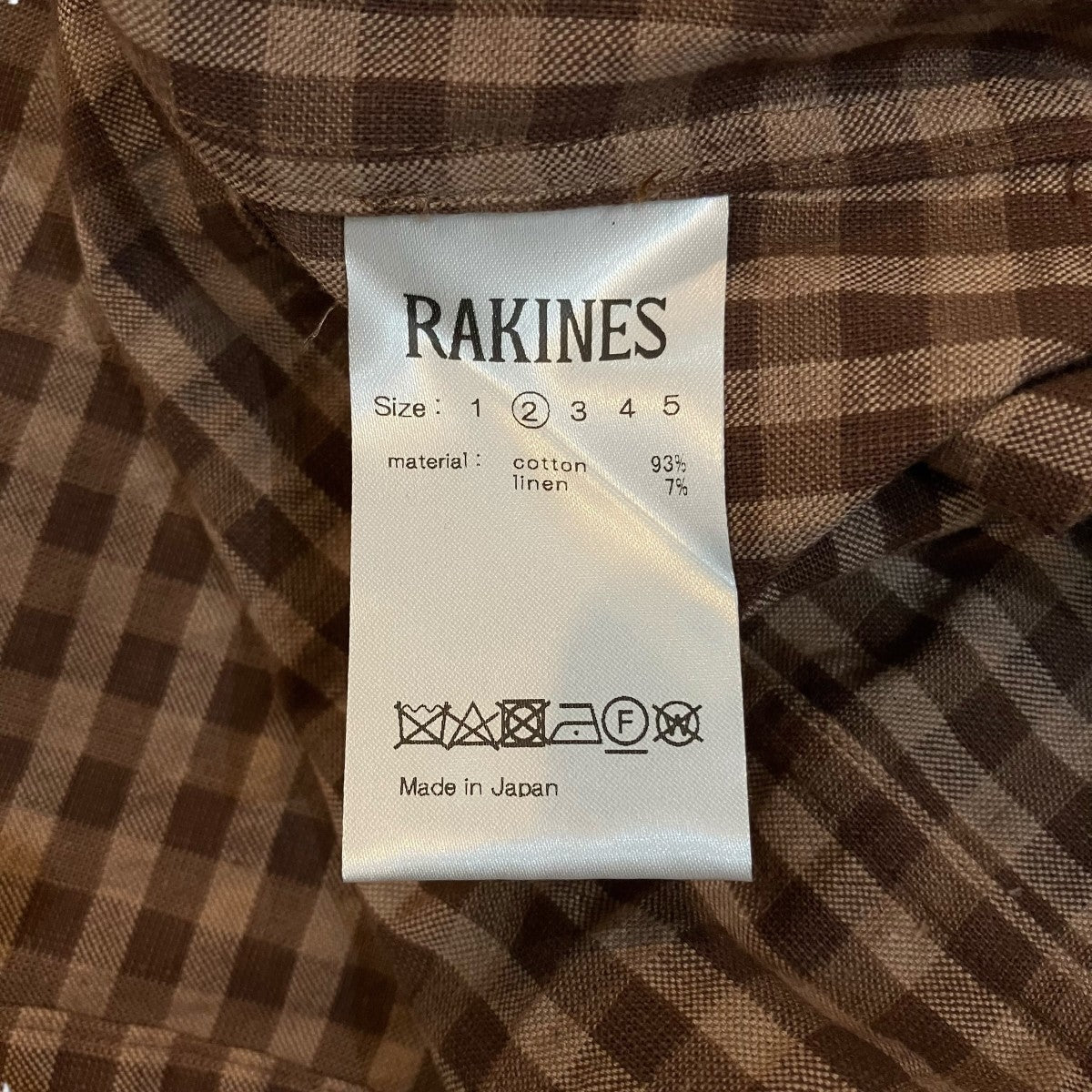 RAKINES 「stronger jacket」ストロンガージャケット11S24SS220J 古着・中古-7枚目のアイテム画像