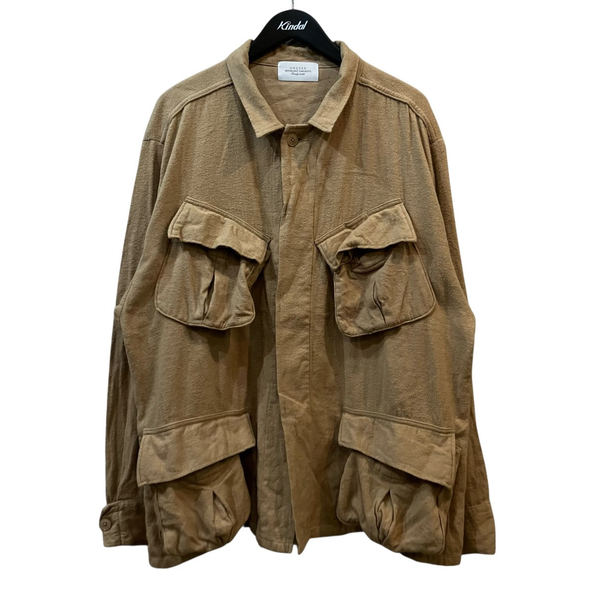 UNUSED 「Jungle fatigue jacket」ワッシャー加工ジャケットUS2252 古着・中古-1枚目のアイテム画像