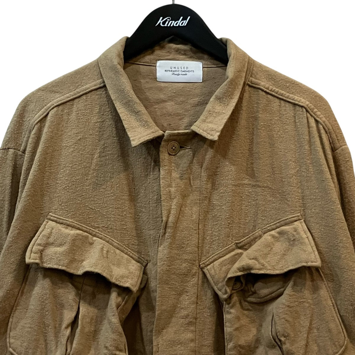 UNUSED 「Jungle fatigue jacket」ワッシャー加工ジャケットUS2252 古着・中古-3枚目のアイテム画像