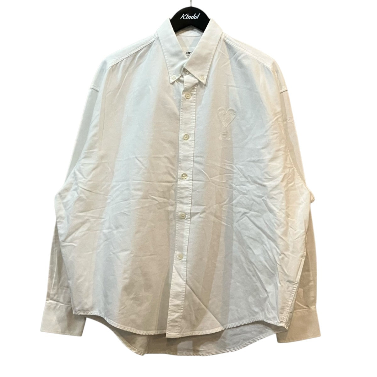 AMI Alexandre Mattiussi ハートロゴシャツ 古着・中古-1枚目のアイテム画像