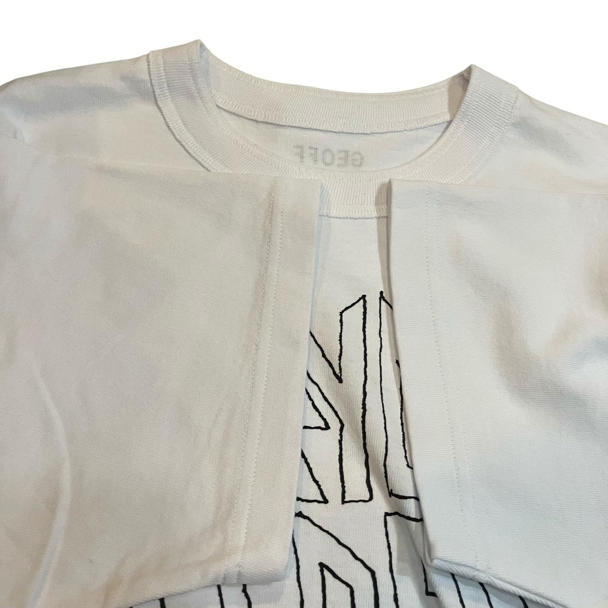 GEOFF SACAI PRINT TーSHIRT プリントTシャツ