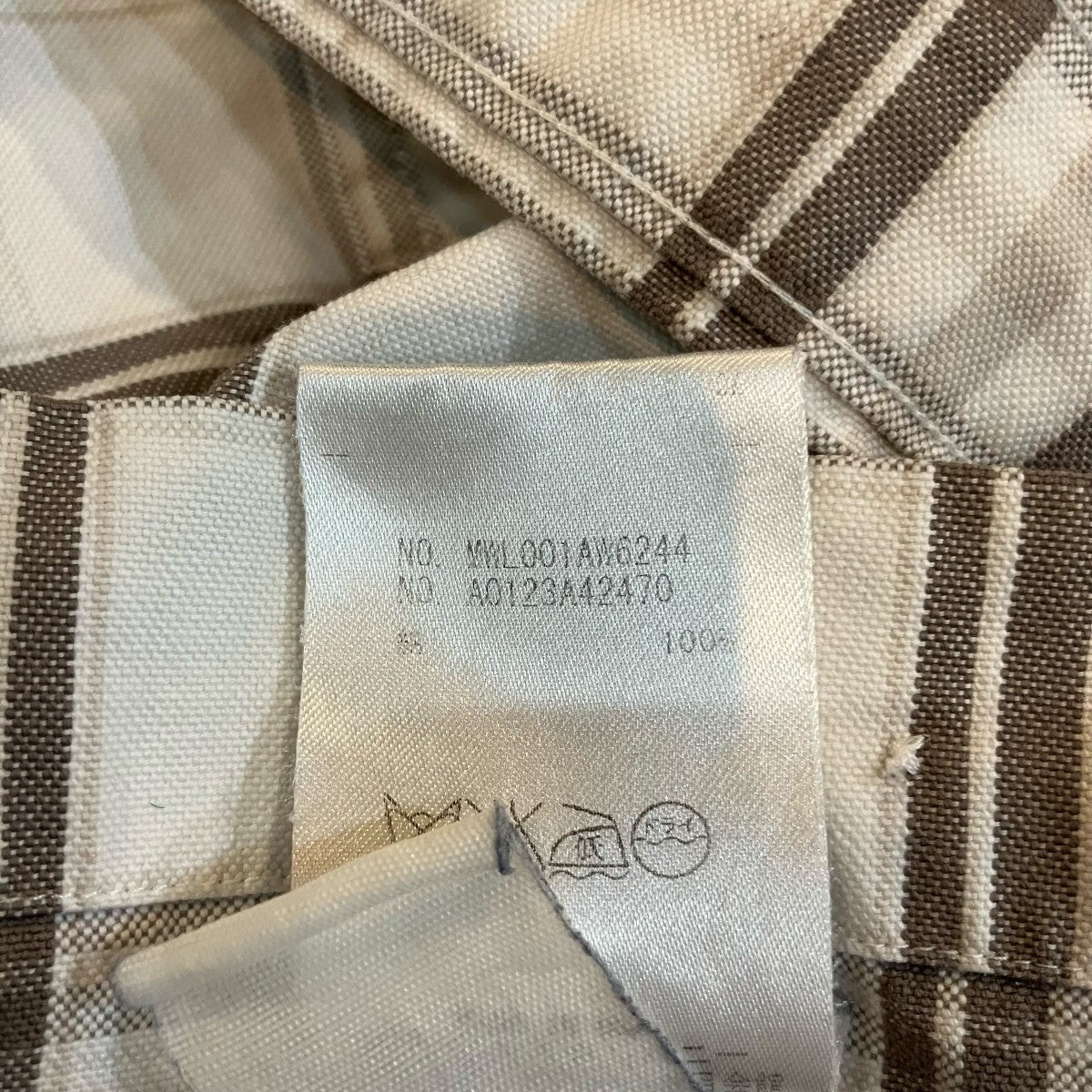 Thom Browne チェックシャツMWL001AW6244 古着・中古-7枚目のアイテム画像