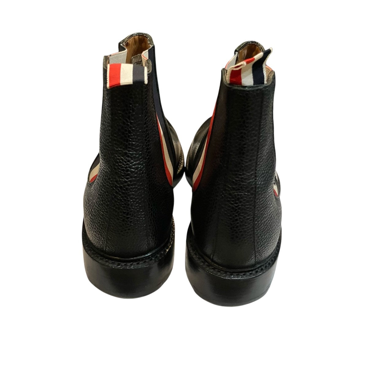 THOM BROWNE トムブラウン CHELSEA DUCK BOOT ブーツ サイズ40 サイドゴアブーツ チェルシーブーツ ダックブーツ イタリア製 ブランド古着【中古】20250530/RA4582 Thom Browne(トム・ブラウン) サイドゴアチェルシーブーツ ネイビー